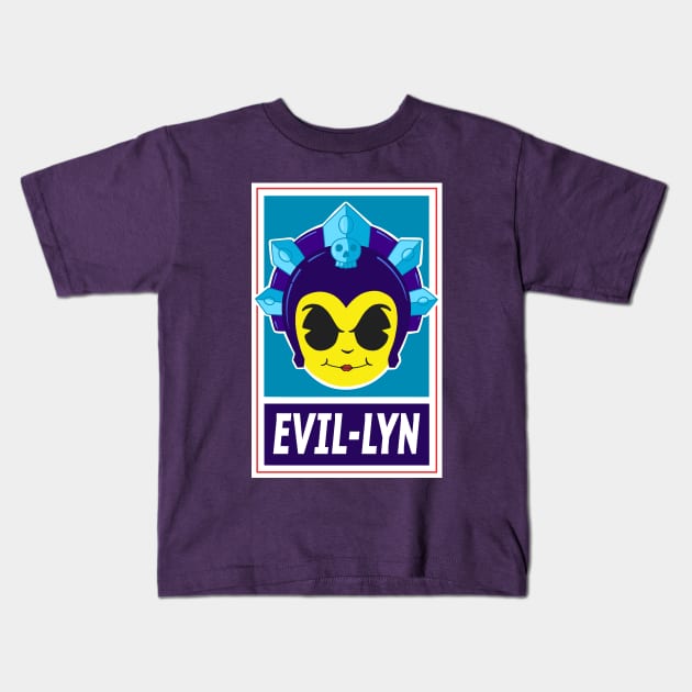 Vintage 1980s Cartoon Villain Kids T-Shirt by Chris Nixt